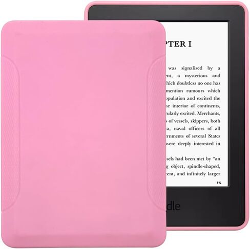 Case for Kindle (7th Generation, 2014 Release) - Slim Fit TPU Gel Protective Cover Case for 6" Kindle (Model No. WP63GW), Black in Kuwait