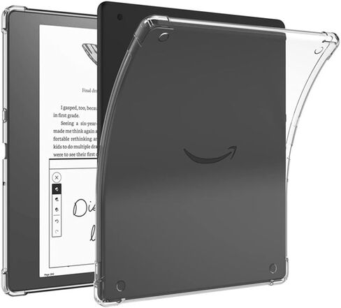 Diamond Case for Clear Kindle Scribe (2022 Release), [Non Yellowing] [Military Drop Protection But Not Bulky] Slim Fit Hard Case with Non-Slip TPU Bumper for Kindle Scribe 10.2" in Saudi Arabia