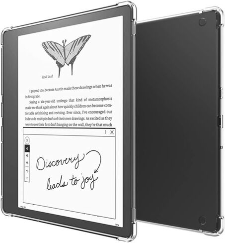 Diamond Case for Clear Kindle Scribe (2022 Release), [Non Yellowing] [Military Drop Protection But Not Bulky] Slim Fit Hard Case with Non-Slip TPU Bumper for Kindle Scribe 10.2" in Saudi Arabia