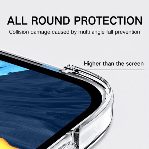 Diamond Case for Clear Kindle Scribe (2022 Release), [Non Yellowing] [Military Drop Protection But Not Bulky] Slim Fit Hard Case with Non-Slip TPU Bumper for Kindle Scribe 10.2" in Saudi Arabia