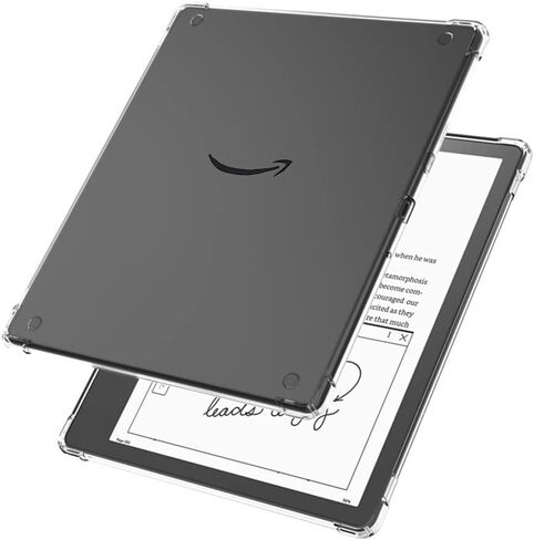 Diamond Case for Clear Kindle Scribe (2022 Release), [Non Yellowing] [Military Drop Protection But Not Bulky] Slim Fit Hard Case with Non-Slip TPU Bumper for Kindle Scribe 10.2" in Saudi Arabia