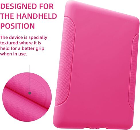Case for All-New Kindle Paperwhite (12th Generation, 2024 Release) - Slim Fit TPU Gel Protective Cover Case for All-New Kindle Paperwhite E-Reader 7" (Raspberry) in Saudi Arabia