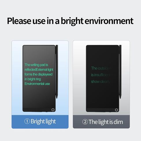 LCD كتابة الكمبيوتر اللوحي ، 6.5 بوصة للأطفال والبالغين ، لا تفقد القلم أبدًا بتصميم معلق ، شاشة مغناطيسية واحدة واضحة ، حدود رقيقة للغاية لملاحظات الدراسة ، مذكرات المكاتب وقوائم التسوق in Saudi Arabia