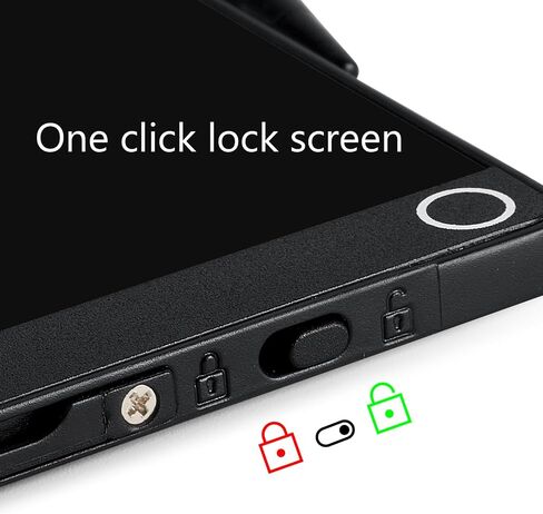LCD كتابة الكمبيوتر اللوحي ، 6.5 بوصة للأطفال والبالغين ، لا تفقد القلم أبدًا بتصميم معلق ، شاشة مغناطيسية واحدة واضحة ، حدود رقيقة للغاية لملاحظات الدراسة ، مذكرات المكاتب وقوائم التسوق in Saudi Arabia