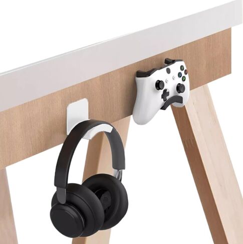 Headphone Stand Desktop Accessories Headphone Hook Sticky Stand Hook Convenient and Lightweight with Sticky Double Sided Tape in Saudi Arabia