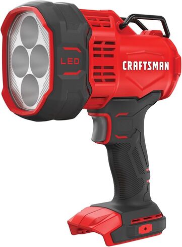 CRAFTSMAN V20 LED Work Light, Cordless Handheld Rechargeable Flashlight, Pivoting Head, 140 Lumens, Battery Not Included (CMCL020B) in Kuwait