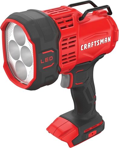 CRAFTSMAN V20 LED Work Light, Cordless Handheld Rechargeable Flashlight, Pivoting Head, 140 Lumens, Battery Not Included (CMCL020B) in Kuwait
