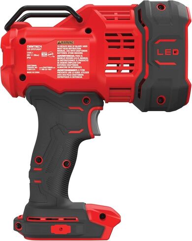 CRAFTSMAN V20 LED Work Light, Cordless Handheld Rechargeable Flashlight, Pivoting Head, 140 Lumens, Battery Not Included (CMCL020B) in Kuwait