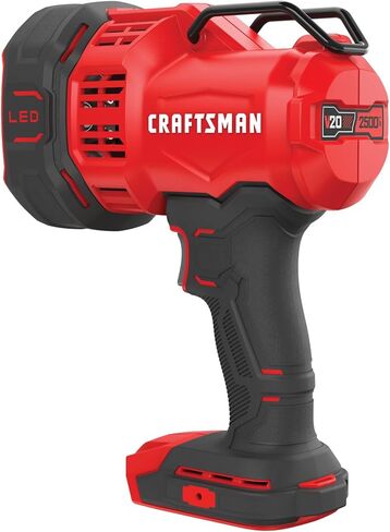 CRAFTSMAN V20 LED Work Light, Cordless Handheld Rechargeable Flashlight, Pivoting Head, 140 Lumens, Battery Not Included (CMCL020B) in Kuwait