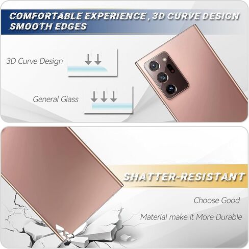Back Cover for Samsung Galaxy Note 20 Ultra 5G Back Glass Replacement for Samsung Galaxy Note 20 Ultra Rear Glass Replacement Battery Cover Door Accessories (Bronze) in Kuwait