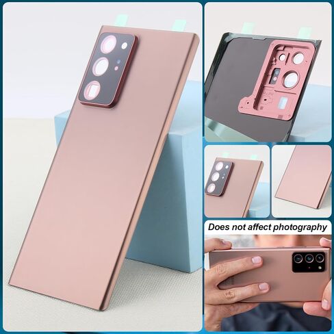 Back Cover for Samsung Galaxy Note 20 Ultra 5G Back Glass Replacement for Samsung Galaxy Note 20 Ultra Rear Glass Replacement Battery Cover Door Accessories (Bronze) in Kuwait