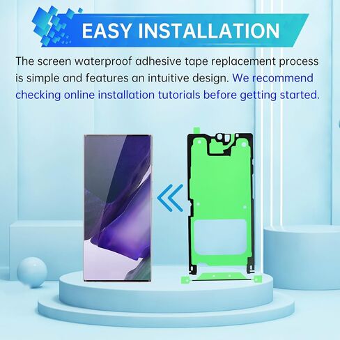 3pcs شريط ملصق ختم مقاوم للماء لـ Samsung Galaxy Note 20 Ultra 5G مقاوم للماء الشاشة الختم اللصق اللصق اللصق الجزء البديل Glue Party for Galaxy Note 20 Ultra 5G SM-N986U SM-N986U1 in Saudi Arabia