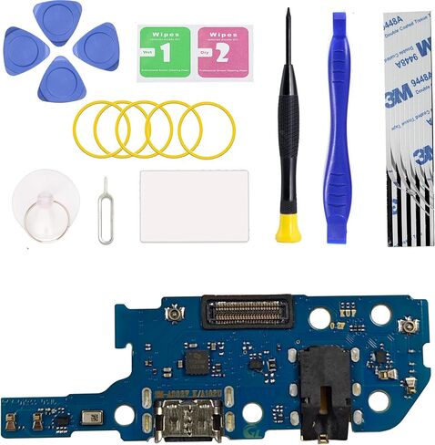Charging Port Replacement Kit Compatible with Galaxy A10E, Dock Board USB-C Connector Only for A10E SM-A102U, SM-A102U1, SM-A102W, with Toolkit in Saudi Arabia