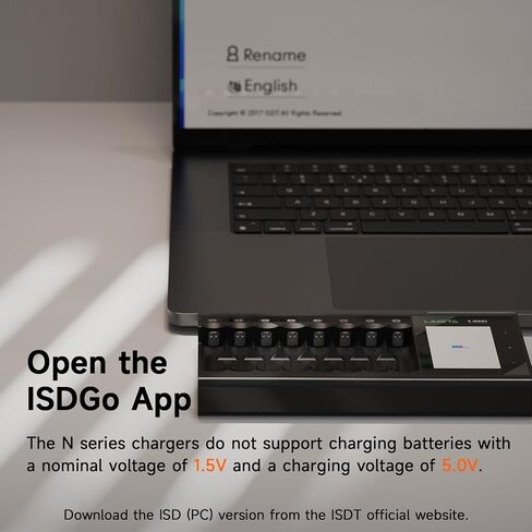 ISDT N16 Smart Battery Charger 16 Slots - شاحن بطارية سريع عالمي مع عرض Discors & LCD لـ AAA Li -Lon و LIHV و NIMH و NICD و HIFE و NIZN القابلة لإعادة الشحن in Saudi Arabia