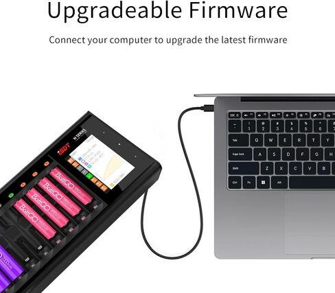 ISDT N16 Smart Battery Charger 16 Slots - شاحن بطارية سريع عالمي مع عرض Discors & LCD لـ AAA Li -Lon و LIHV و NIMH و NICD و HIFE و NIZN القابلة لإعادة الشحن in Saudi Arabia