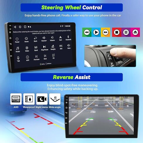 لـ BMW Mini Clubman/Mini Cooper 2007-2013 Android Car Stereo Wireless Carplay Android Auto مع 2G +64G 9 بوصة شاشة تعمل باللمس 26UI GPS WIFI Savigation AHD Camera FM RDS EQ +SWC in Saudi Arabia