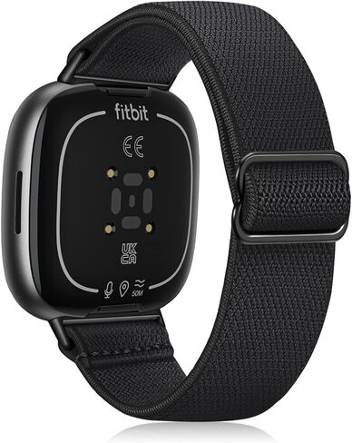 Fintie Finctip Band متوافق مع Fitbit Versa 4 3 ، Sense 2 1 نطاقات ، إكسسوارات استبدال حزام النايلون الناعمة in Saudi Arabia