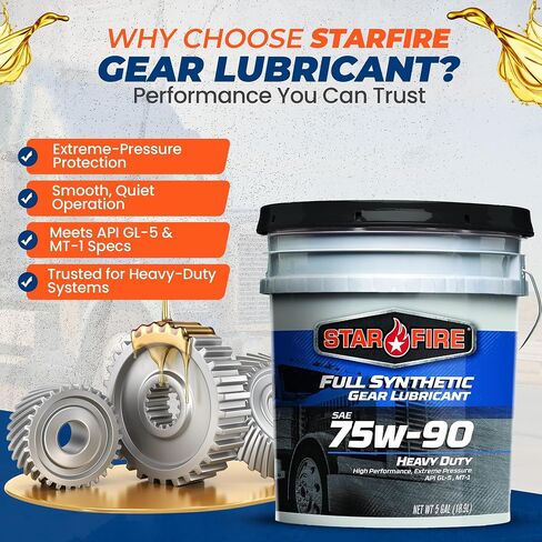 StarFire Full Synthetic 75W90 Gear Lubricant 1 QT Squirt Bottle in Saudi Arabia
