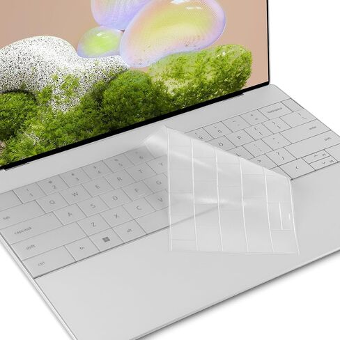 Batianda Keyboard Cover Skin for Dell XPS 13 Laptop Copilot+ PC 13.4" Display 2024 Release Model 9340/9345/9350 Ultra-Thin Transparent TPU, Lightweight & Durable, Spill-Proof, Dust-Resistant in Saudi Arabia