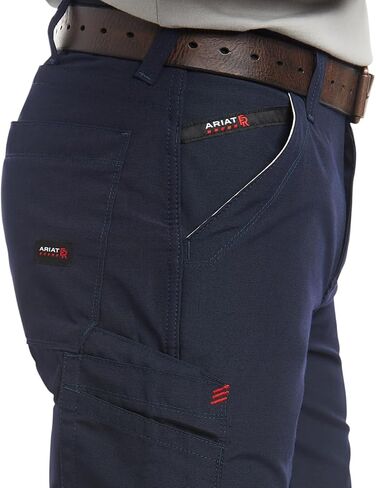 Ariat Male FR M4 Relaxed DuraLight Ripstop Boot Cut Pant Navy 34W x 32L in Saudi Arabia