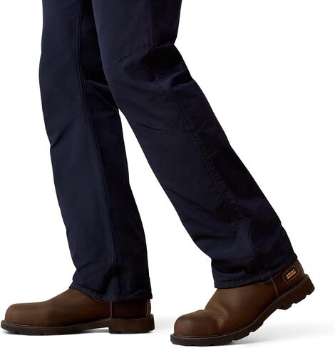 Ariat Male FR M4 Relaxed DuraLight Ripstop Boot Cut Pant Navy 34W x 32L in Saudi Arabia