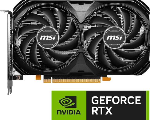 MSI Gaming GeForce RTX 4060 8GB GDRR6 128-bit HDMI/DP NVLINK TORX FAN 4.0 ADA LOVELACE ARCHARD CARD in Saudi Arabia
