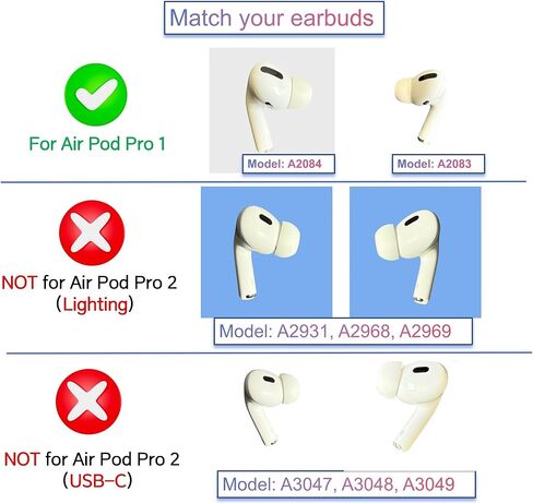 Meenova Original A2083 Right Earbud Replacement for Air Pro 1st Gen, Compatible with OEM Pod Pro Charging Case A2190, A2084, Single Right Ear Side Only, Used Pods Pro 1 R in Kuwait