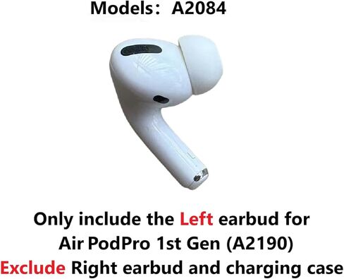 Meenova Original A2083 Right Earbud Replacement for Air Pro 1st Gen, Compatible with OEM Pod Pro Charging Case A2190, A2084, Single Right Ear Side Only, Used Pods Pro 1 R in Kuwait