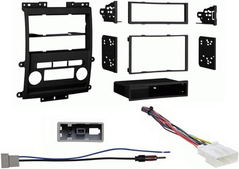 Harmony Audio Compatible with Nissan Xterra 2009 2010 2011 2012 w Black Dash Stereo Harness Radio Install Kit Excluding X in Saudi Arabia