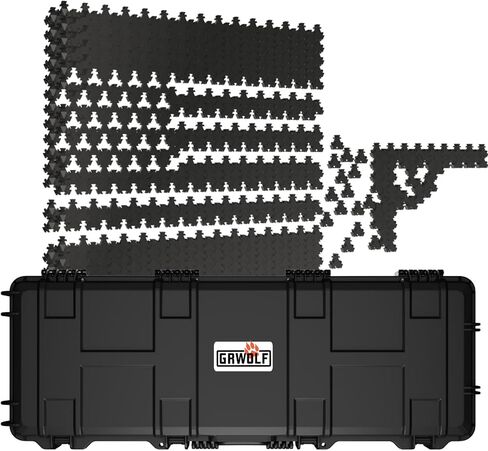 43" Hard Rifle Case Equipped With Reconfigurable & Reusable XP Crosslinked Foam Insert Hunting Season Rifle Case, Waterproof, Shockproof Meets TSA Requirements in Saudi Arabia