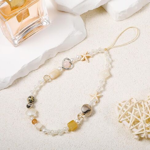 Beaded Camera Wrist Strap,Beaded Phone Charms Strap,Cute Digital Camera Charm Lanyard,Phone Keychain Decoration for Wallet Phones Case Accessories in Saudi Arabia