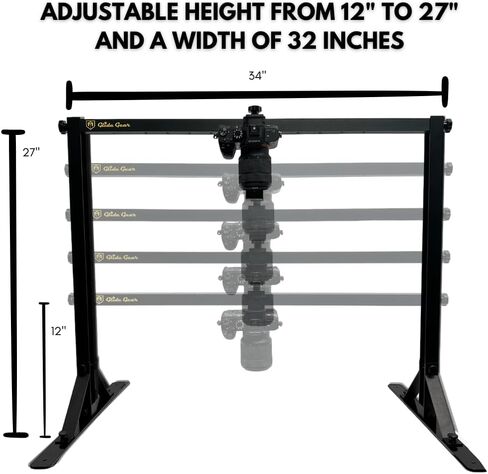 Glide Gear OH 50 Overhead Mount – DSLR, iPhone – 36" Arm, Tripod Extension, Ball Head, Heavy-Duty Metal in Saudi Arabia