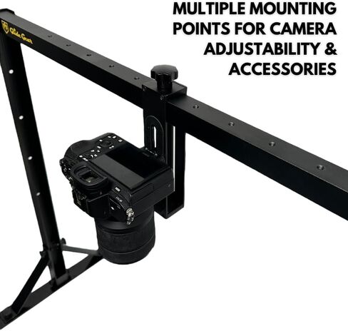 Glide Gear OH 50 Overhead Mount – DSLR, iPhone – 36" Arm, Tripod Extension, Ball Head, Heavy-Duty Metal in Saudi Arabia