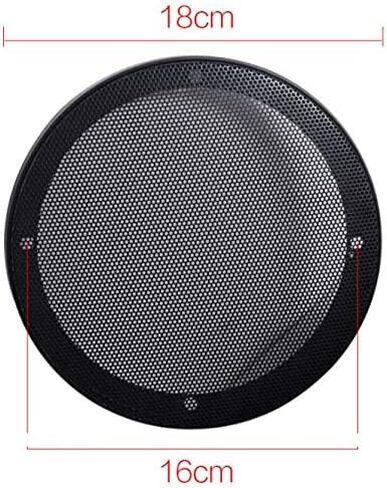 Machswon 2 قطعة 6.5 "أسود مكبر صوت Cover Cover Cover Cover Grills Switction Grill in Saudi Arabia