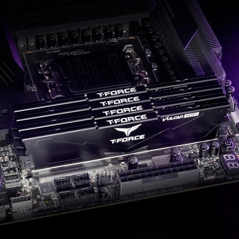 TeamGroup T-Force Vulcan DDR5 32GB KIT (2x16GB) 6000MHz (PC5-48000) CL30 MEMORTOP FLBD532G6000HC30DC01 Bundle with Cardea A440 2TB NVME Gen4 M.2 2280 Gaming SSD (Read 7000) in Kuwait