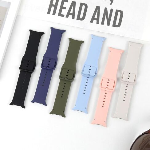Sport Band for Samsung Galaxy Watch 8 Band 40mm 44mm/8 Classic 46mm Men Women,No Gap Soft Silicone Rubber Replacement Strap Waterproof Wristband for Samsung Galaxy Watch 8 Classic Bands 46 44 40 mm in Saudi Arabia
