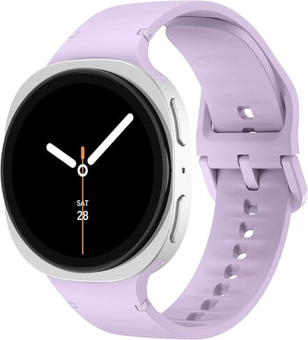 Sport Band for Samsung Galaxy Watch 8 Band 40mm 44mm/8 Classic 46mm Men Women,No Gap Soft Silicone Rubber Replacement Strap Waterproof Wristband for Samsung Galaxy Watch 8 Classic Bands 46 44 40 mm in Saudi Arabia