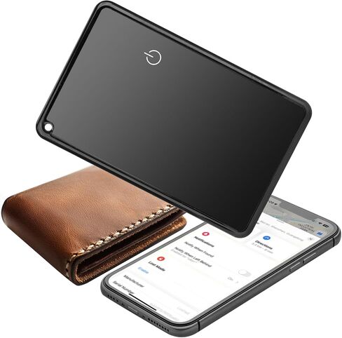 Wallet Tracker Card for Apple Find My(iOS Only), Wallet Finder Slim Smart Card Rechargeable Bluetooth Tracker for Luggage Tags Passport, Item Locator for Home Outdoor (Type A) in Saudi Arabia