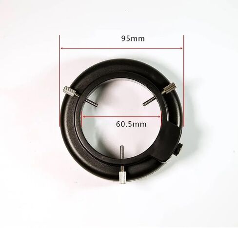 Microscope Kit LED Microscope Ring Light Source 60mm Inner Diameter Lamp fit for Cell Phone Repair CCD Industrial Microscope Lens Adapters(Purple 395nm) in Saudi Arabia