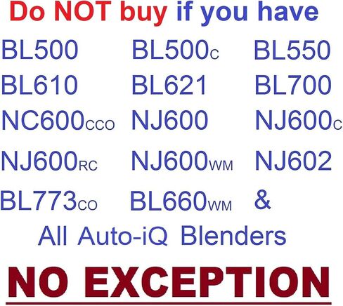 بديل 72 أوقية (نموذج النمط القديم) لـ Ninja BL740 BL770 BL771 BL772 BL780 Professional Mega Kitchen System Blender in Kuwait