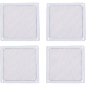 PC Fan Dust Filter الإطار المغناطيسي غرامة شبكة PVC Computer Fan Filers Shows for Case Case Fan Coop Vate 5.51x5.51in 4pcs (Black) in Saudi Arabia