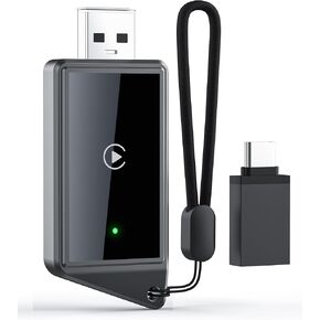 Wireless CarPlay Adapter for iPhone - Convert CarPlay Wired to Wireless, No Latency, Plug and Play, Compatible with iOS 10+ & OEM Wired CarPlay Cars in Saudi Arabia