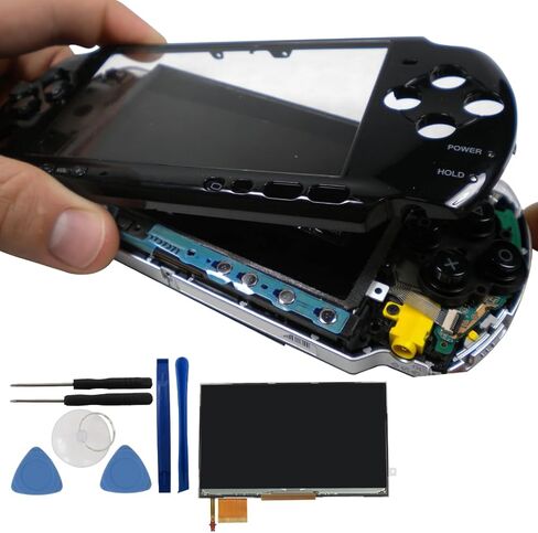 YYU ترقية الإصدار LCD شاشة الإضاءة الخلفية الاستبدال مع أداة ل SONY PSP 3000 in Kuwait