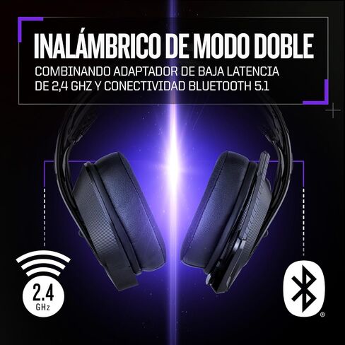 Rig 900 Max Dual Wireless Geaming Headset مع Bluetooth for Xbox و PlayStation و PC - قاعدة شحن متعددة الوظائف - بطارية تصل إلى 60 ساعة - صوت Dolby Atmos 3D (متجدد) in Saudi Arabia