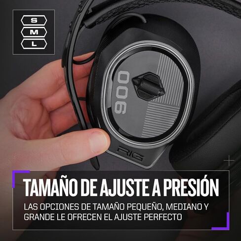 Rig 900 Max Dual Wireless Geaming Headset مع Bluetooth for Xbox و PlayStation و PC - قاعدة شحن متعددة الوظائف - بطارية تصل إلى 60 ساعة - صوت Dolby Atmos 3D (متجدد) in Saudi Arabia