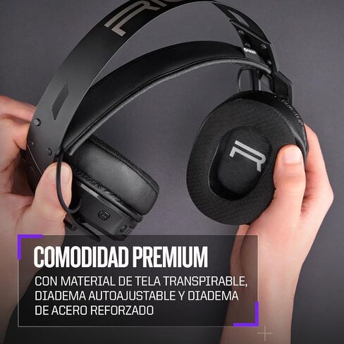 Rig 900 Max Dual Wireless Geaming Headset مع Bluetooth for Xbox و PlayStation و PC - قاعدة شحن متعددة الوظائف - بطارية تصل إلى 60 ساعة - صوت Dolby Atmos 3D (متجدد) in Saudi Arabia