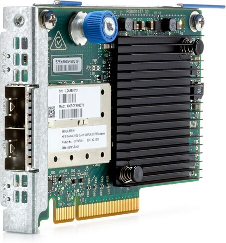 HP Enterprise 10/25GB 2-PORT 640FLR-SFP28 Ethernet Adapter ، 817749-B21 in Saudi Arabia