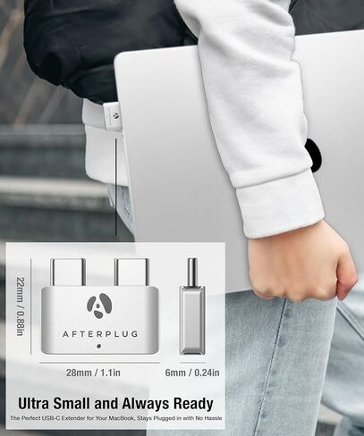 موسع USB - C المزدوج لـ MacBook مع CASE ، محول ممر ثنائي الموانئين لـ Thunderbolt 5/4/3 و USB4 - 240W PD ، 8K فيديو ، بيانات 80 جيجابت في الثانية - منتصف الليل in Kuwait