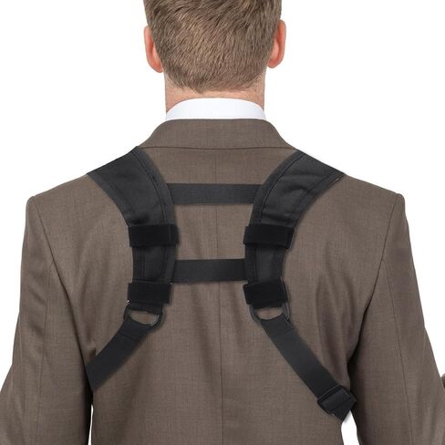 Radio Chest Harness Double Radio Shoulder Holster Chest Harness Vest Rig Strap Two Way Raido for Baofeng UV-5R AR-152 5RM BF-F8HP PRO K5PLUS UV32 DM 32 Walkie Talkie Rescue Essentials in Kuwait