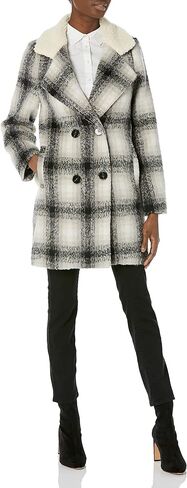 Karen Kane Women's Shearling Collar Coat in Saudi Arabia